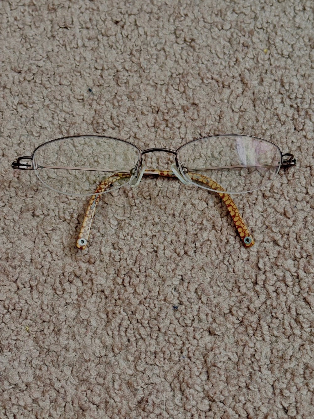 Coach Lily 309 Glasses Frames Tan Authentic Logo Luxury Eyewear 48-17-135 Read
